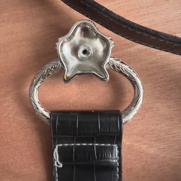 Baby Phat Y2K canvas signature shoulder bag baguette crescent lion head *flaw* - Picture 11 of 11